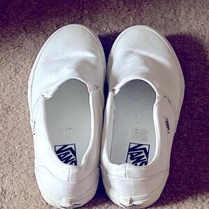 Vans White Women size 10